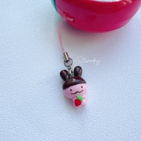 Image 4 of Meiji Apollo Bunny Inspired Polymer Clay Charm