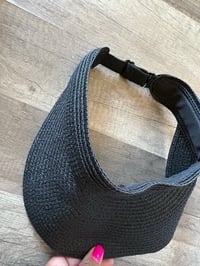 Image 2 of Straw black visor 