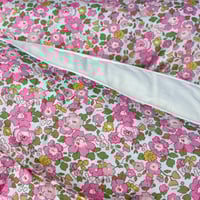 Image 2 of IN STOCK - Liberty Cotton Pink Floral Mini Eiderdown 