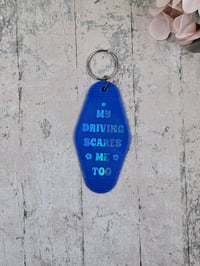 Image 1 of Driving Retro Motel Keychain