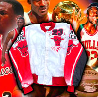 Image 4 of 💎ViNTaGe 💎1991 CHaLK Line FaNaMTioN CHiCaGo BuLLs MiCHaeL JoRDaN JaCKet🧥