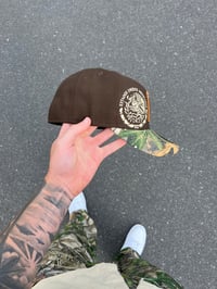 Image 2 of REAL TREE BRIM BROWN MEXICO CUSTOM FITTED CAP 
