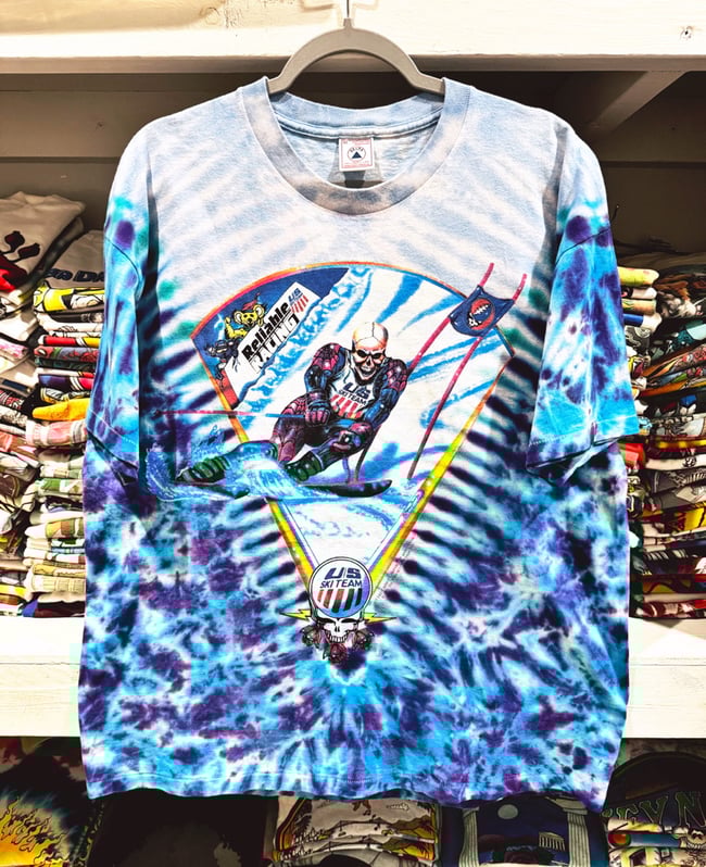 Grateful Dead 1994 / 1995 Winter Tour U.S. Ski Team T-Shirt - Size XL