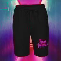 Logo (Pink) Men's fleece shorts