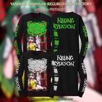 Image 1 of YANDERE CHAINSAW REGURGITATION FACTORY - LONG SLEEVES