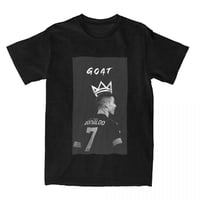 Image 4 of Cr7 Cristianoed Ronaldoed Funny T-Shirt Harajuku T-Shirts Short Sleeve Vintage Tops Summer Pure Cott