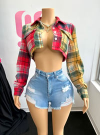 Plaid Crop Top 