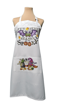 Image 1 of It's the Spooky Season Apron (white)  