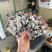 Image 1 of Blue Eyes Toon Dragon Slap Stickers ( 6 pack ) 