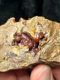 Image 9 of Red Botryoidal Chalcedony Specimen Peru #2432