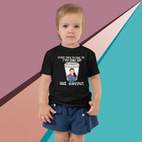 Don’t Talk To Me Til I’ve Had My Ms. Rachel Toddler Short Sleeve Tee - Black