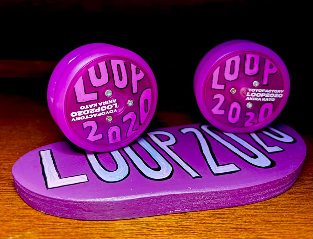 Image of Loop 2020 hand painted set with display 