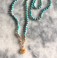Image 1 of Collier Wave Turquoise 