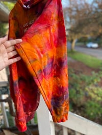 Image 5 of 2XL Live Fast Eat Trash Tie Dye Hoodie