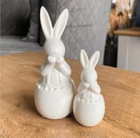 Image 4 of Ceramic Bunny in Egg 