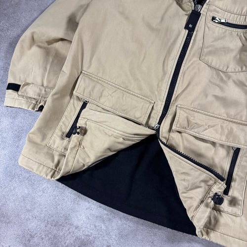 Image of Armani Jeans Multipocket Hooded Jacket, Size Large