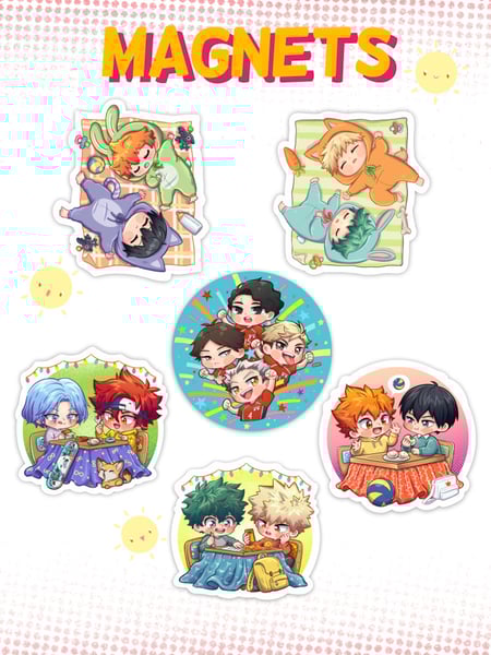 Image of [NEW] Magnets (HQ, MHA, SK8)