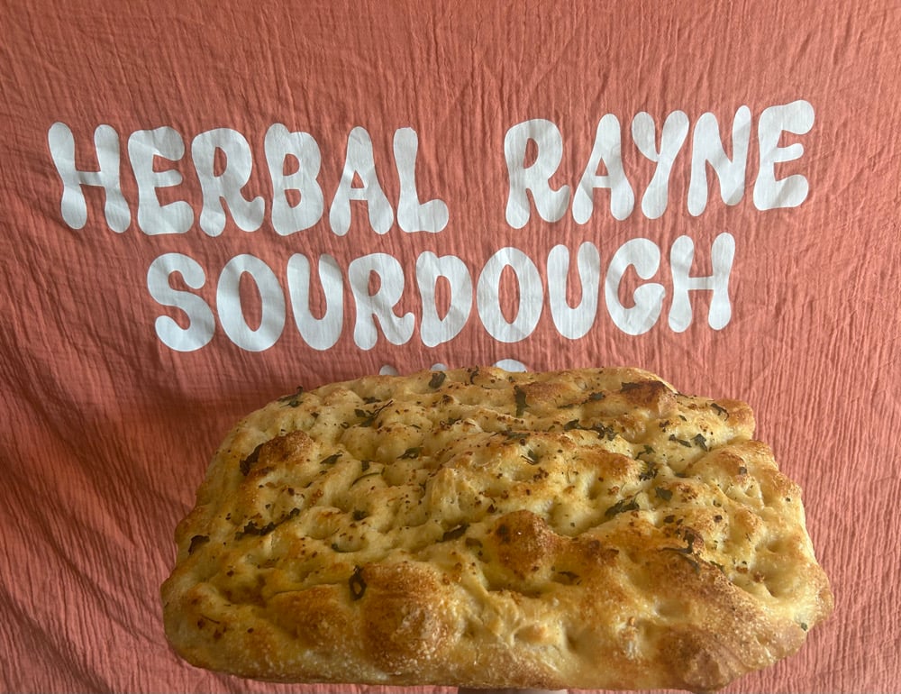 Image of Garlic & Herb focaccia 