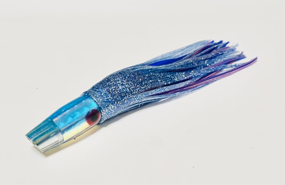 7+ STANDARD CUT 2 HOLE JET BLUE TOP | Sh-Bite Lures Hawaii