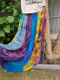 Image 9 of SAMPLE  - Paros maxi skirt waist 42 inches not tied, ties to tiny size