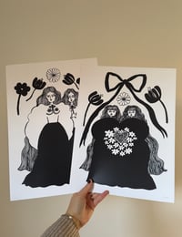 Image 3 of THE LOVERS A3 PRINT