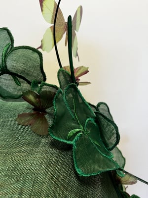 Image of Bottle green (emerald) headpiece
