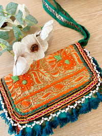 Image 1 of India Clutch Bag Orange