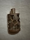 antique Mexican rounded sterling perfume bottle