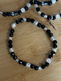 Image 5 of Deadly Damask Black Gothic Tumbler Bracelet Stack