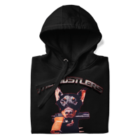 Image 2 of Black “Doberman” Hoodie 