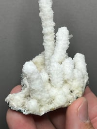 Image 10 of Quartz Stalagmite Coated With Aragonite & Clear Rhombohedral Calcite #2440