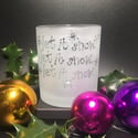‘Let It Snow’ Christmas Tealight Holder