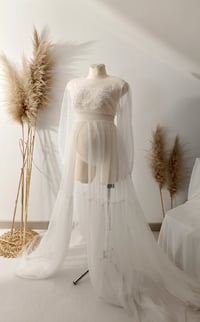 Image 4 of photography dress - Hannah - size S-M - ecru - photo props