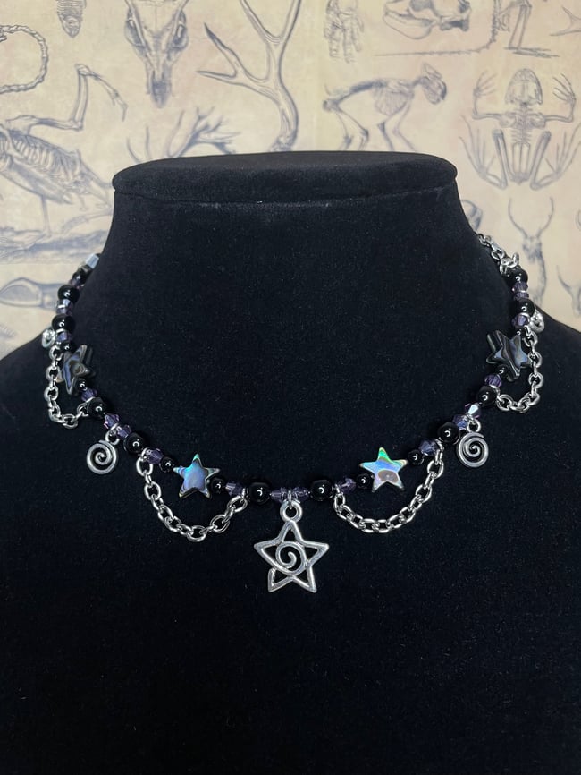 “Stars & Swirls” Choker
