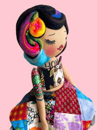 Image 2 of HOME AGAIN TATTOO MEDIUM ART DOLL