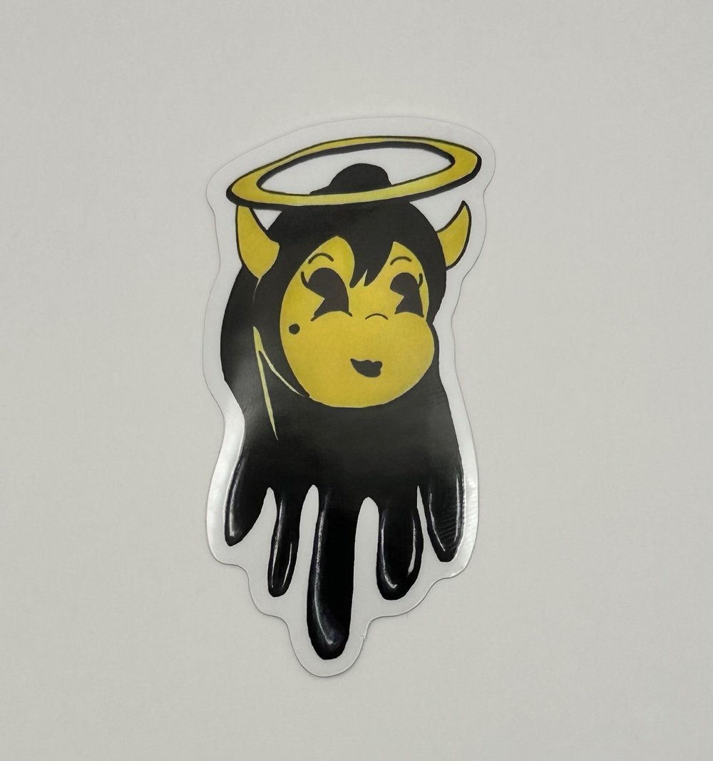 Image of Ink Girl Monster Clear Sticker