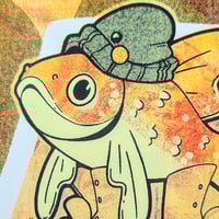 Image 2 of The Coolest Fish - Small Screen Print