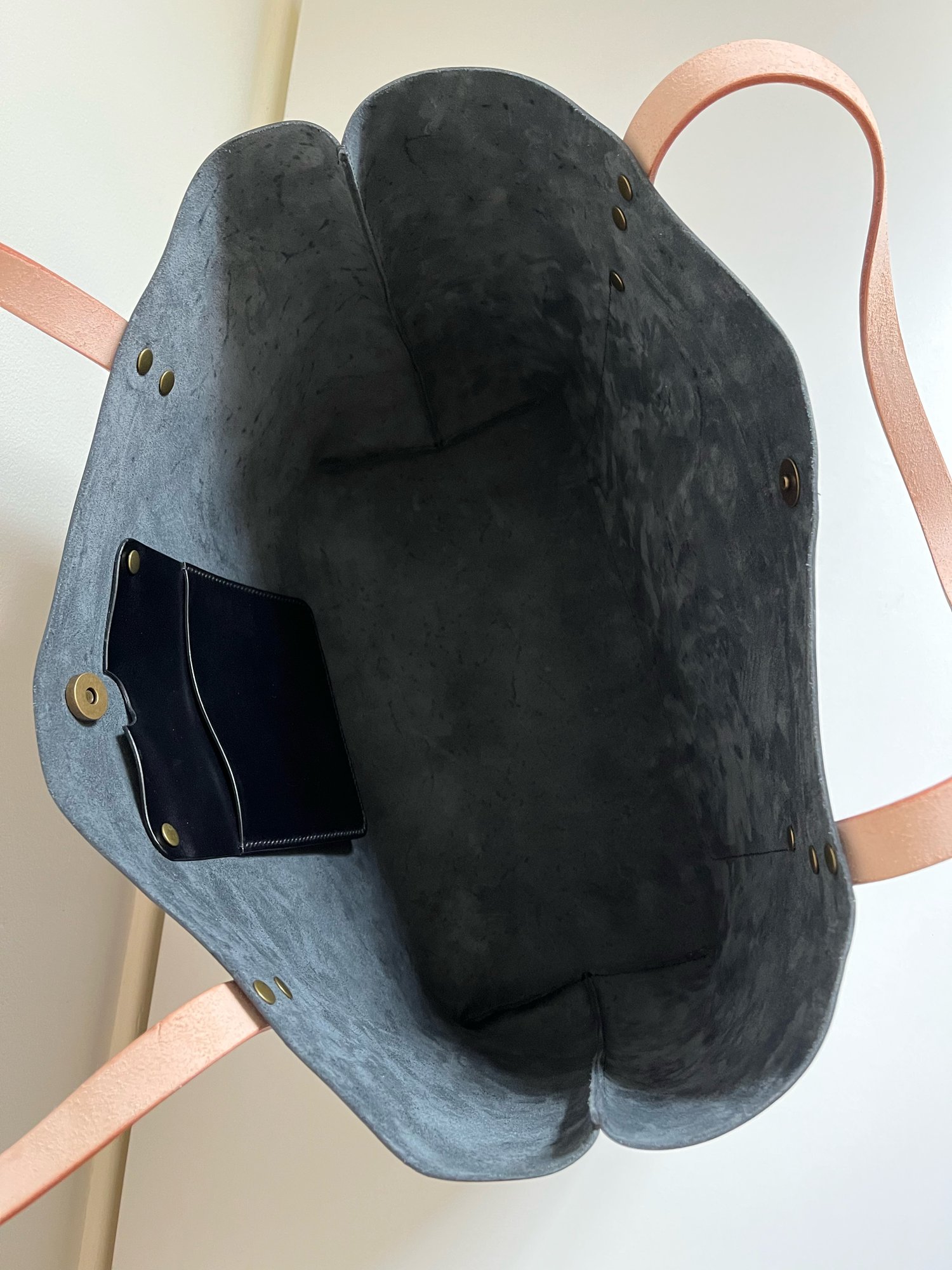 Image of Black Vachetta Carry-all Tote