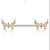 Image 1 of Butterfly Nipple Ring