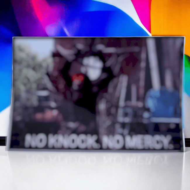 303. No Knock No Mercy Sticker