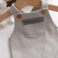 Image 3 of Newborn boys romper Dylan | stripes