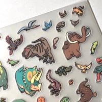 Image 7 of Mesozoic+Cenozoic Creatures Sticker Sheet copy