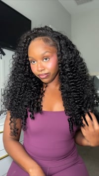 Image 1 of Burmese curly half wig