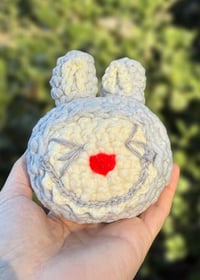 Image 3 of Labubu Head Plush with Hat