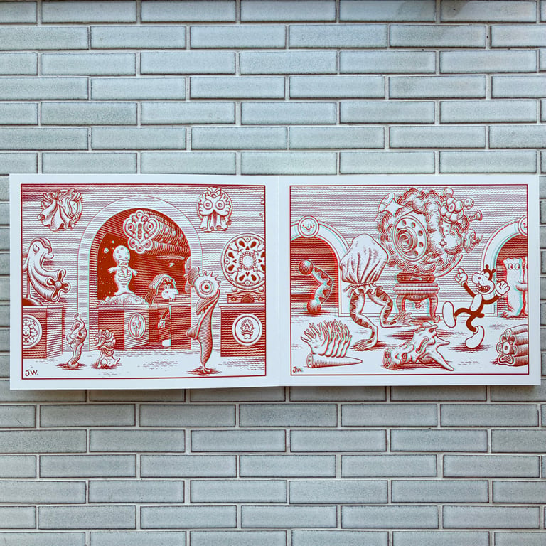 Frank in the 3rd Dimension by Jim Woodring - W/3D GLASSES Image 2