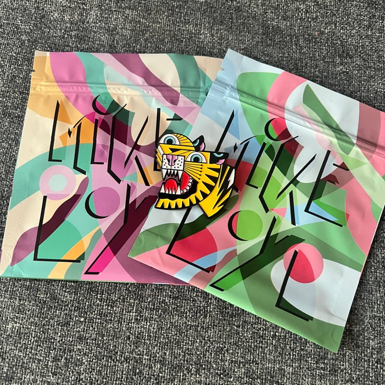 Pin and sticker pack