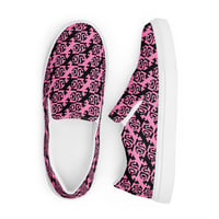 Marlowe Ink Pink/Black slip-on canvas shoes