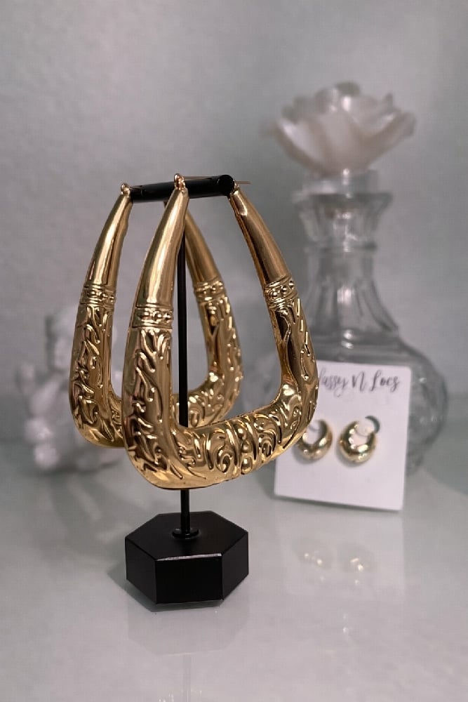 Image of Bell Leaf Hoops 