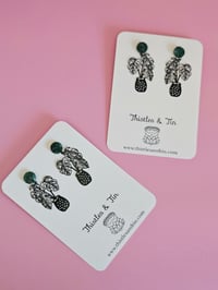 Image 3 of Potted Monstera Dangles - SKU 575