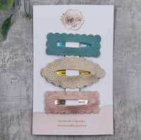 Image 1 of Metallic Hair Clips